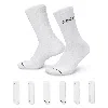 Jordan Everyday Crew Socks (6 Pairs) In White