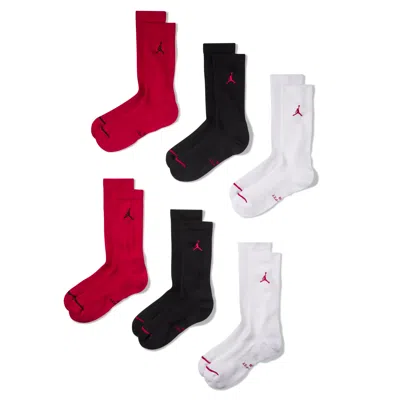 Jordan Everyday Elevated Crew Socks (6 Pairs) In Multi