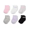 Jordan Everyday Essentials Baby /toddler Ankle Socks (6 Pairs) In Pink