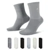 Jordan Everyday Essentials Big Kids' Crew Socks (6 Pairs) In Black