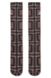 Jordan Everyday Essentials Holiday Crew Socks (1 Pair) In Archaeo Brown/brown/sail