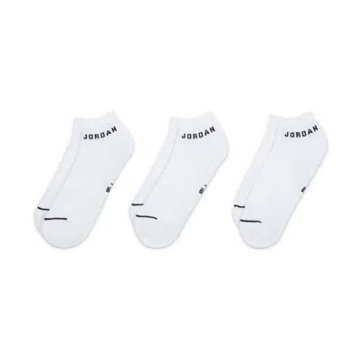 Jordan Everyday No-show Socks (3 Pairs) In White