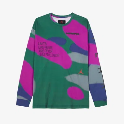 Jordan Fearless Long Sleeve Shirt In Black