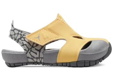 Pre-owned Jordan Flare Cement Grey Sneakers In Topaz Gold/tech Grey/light Graphite
