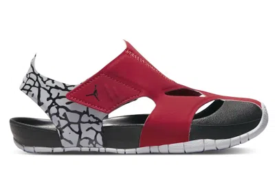 Pre-owned Jordan Flare Sneakers In Gym Red/white/black