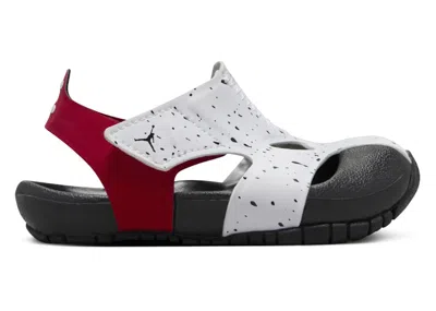 Pre-owned Jordan Flare Sneakers In White/gym Red/black