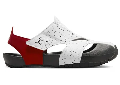 Pre-owned Jordan Flare Sneakers In White/gym Red/black