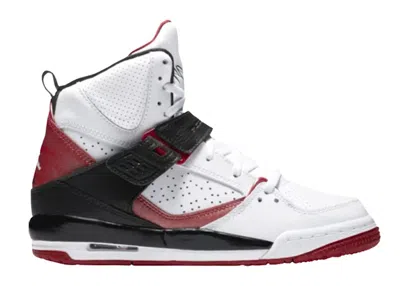 Pre-owned Jordan Flight 45 High Sneakers In White/red/black In Multi