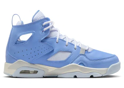 Pre-owned Jordan Flight Club '91 Hydrogen Blue Sneakers In Legend Blue/pure Platinum/sail