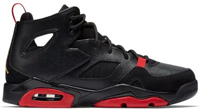 Pre-owned Jordan Flight Club 91 Last Shot Sneakers In Black/dandelion/varsity Red