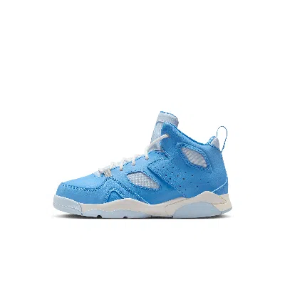 Jordan Flight Club '91 Little Kids' Shoes In Legend Blue/hydrogen Blue/pure Platinum