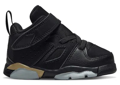 Pre-owned Jordan Flight Club '91 Sneakers In Black/metallic Gold