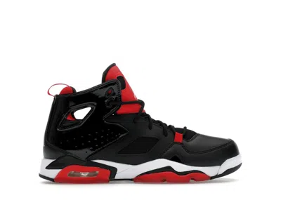 Pre-owned Jordan Flight Club 91 Sneakers In Black/university Red/white