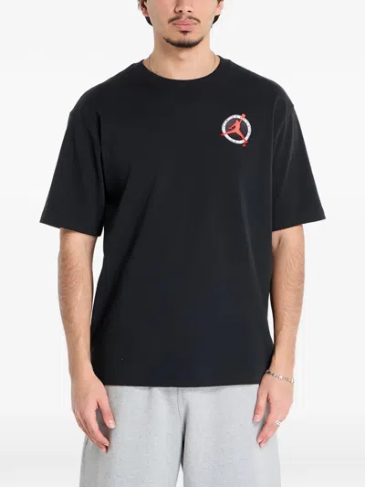 Jordan Flight Club Logo T-shirt In Black