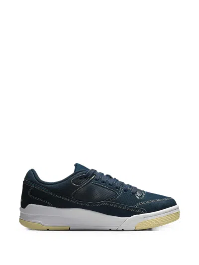 Jordan Flight Court Contrast-stitch Sneakers In Blue