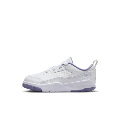 Jordan Flight Court Little Kids' Shoes In White