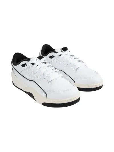 Jordan Kids' Flight Court Sneakers In White