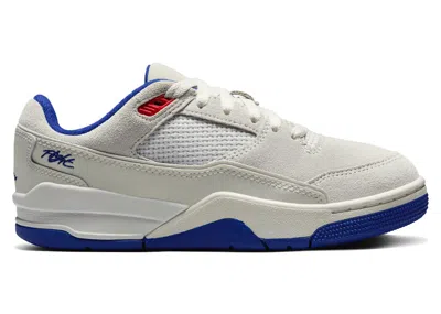 Pre-owned Jordan Flight Court Sneakers In Beige/royal