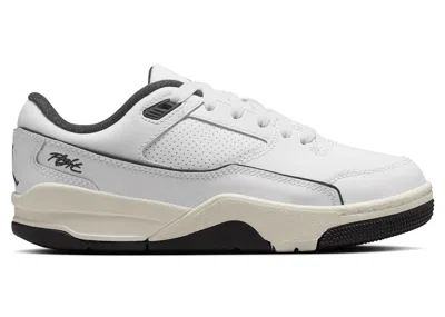Pre-owned Jordan Flight Court Sneakers In White/sail/black In Multi
