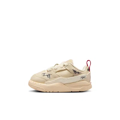 Jordan Flight Court X Tã©la Baby/toddler Shoes In Neutral