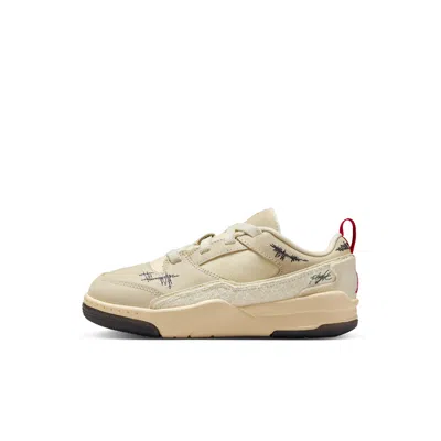 Jordan Babies' Flight Court X Tã©la Little Kids' Shoes In Neutral