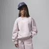 Jordan Flight Essentials Big Kids' Oversized Crew In Pink