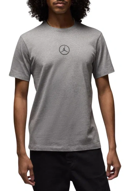 Jordan Flight Essentials Cotton Graphic T-shirt In Blue
