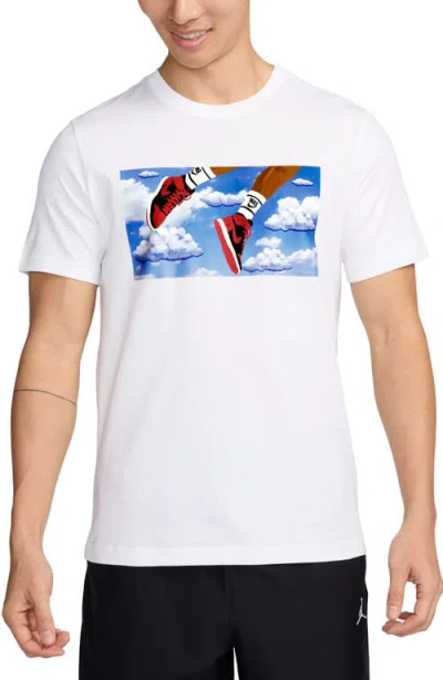 Jordan Kids'  Flight Essentials Graphic T-shirt In White