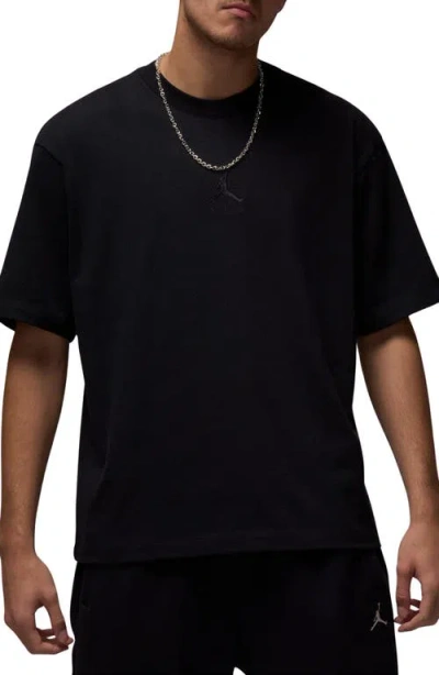 Jordan Flight Essentials Oversize Graphic T-shirt In Black