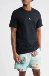 Jordan Flight Essentials Summertime Vibes Graphic T-shirt In Black