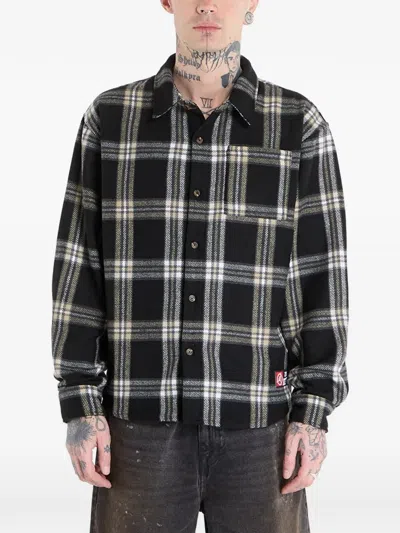 Jordan Flight Flannel Shirt In Black
