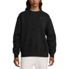 Jordan Flight Fleece Crewneck Sweatshirt In Black