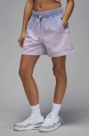 Jordan Flight Fleece Dip Dye Sweat Shorts In Doll