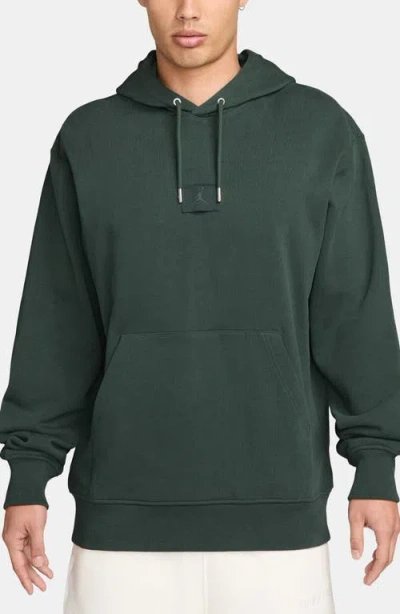 Jordan Flight Fleece Hoodie In Green