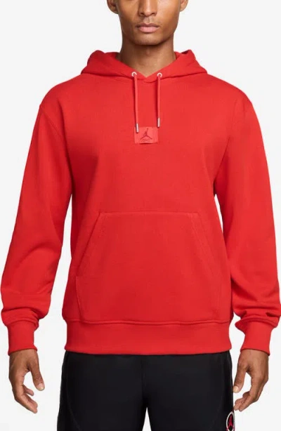 Jordan Flight Fleece Hoodie In Red
