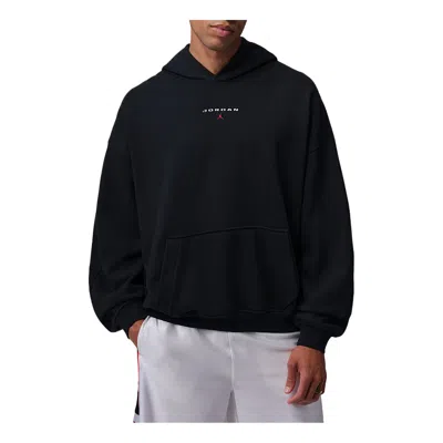 Jordan Mens Flight Fleece Pullover Lb In Black