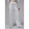 Jordan Flight Cotton Blend Sweatpants In White