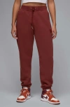 Jordan Womens  Spt Fleece Gfx Pant In Dark Pony