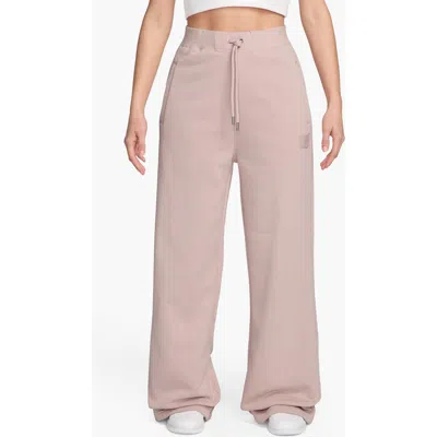 Jordan Flight Fleece Sweatpants In Pink Oxford