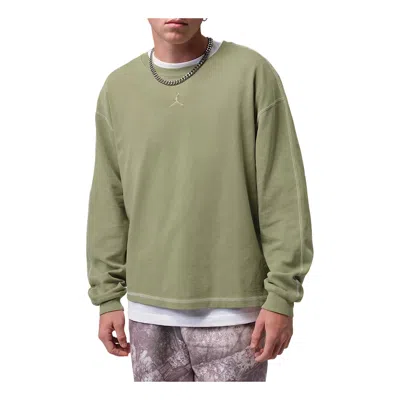 Jordan Men's  Flight Heavyweight Long-sleeve Top In Green