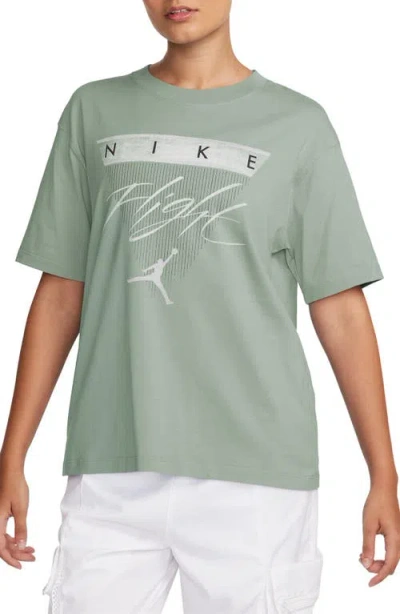 Jordan Flight Heritage Graphic T-shirt In Green