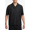 Jordan Flight Jacquard Short Sleeve Button-up Shirt