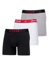 Jordan Flight Logo-waistband Boxer Briefs (pack Of Three) In Multi