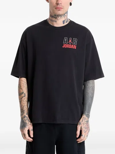 Jordan Flight Logo-print T-shirt In Blue