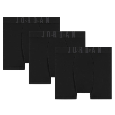 Jordan Boys' Flight Modal Boxer Briefs, Pack Of 3 - Big Kid In Black