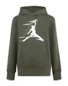 Jordan Flight Mvp Fleece Graphic Hoodie - Big Kid In Medium Olive