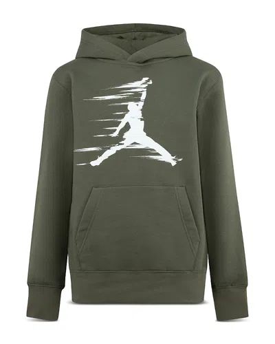 Jordan Flight Mvp Fleece Graphic Hoodie - Big Kid In Medium Olive
