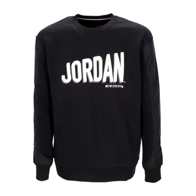 Jordan Flight Mvp Graphic Fleece Crewneck Men's Sweatshirt Black/phantom/phantom