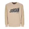 Jordan Flight Mvp Graphic Fleece Crewneck Men's Sweatshirt Desert/black/black In Desert/black/black