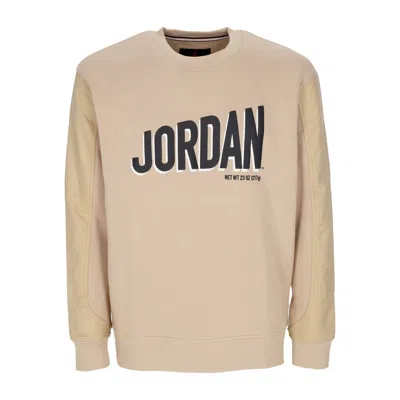 Jordan Flight Mvp Graphic Fleece Crewneck Men's Sweatshirt Desert/black/black